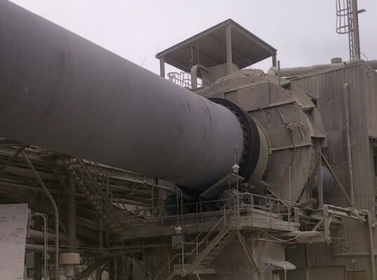 Rotary Dryer in Operation