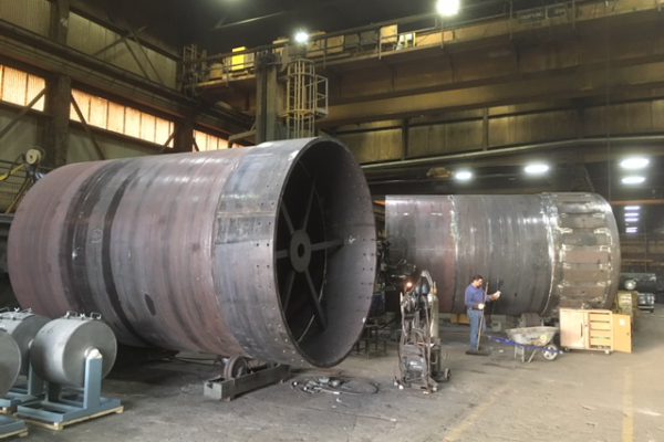 Rotary Dryer Shell Section Retrofit