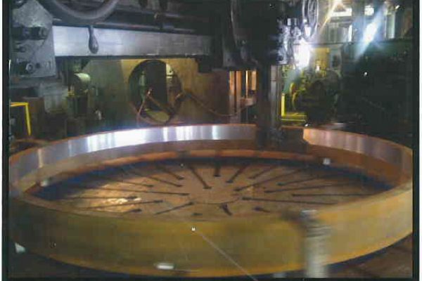 Large Tire for Rotary Kiln in Production