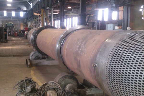 Rotary Dryer in fabrication