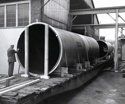 Rotary Dryer Shell Section Being Shipped